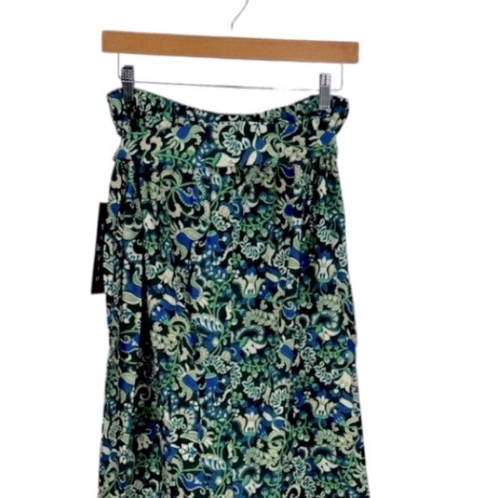 Tuckernuck | NEW Batik Floral Hampton Pull On Cotton Maxi Skirt Size M - Picture 5 of 11